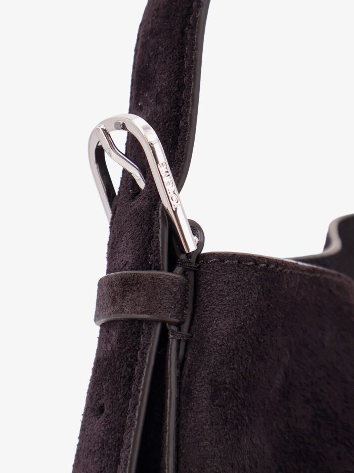 TOTEME Medium Belted Suede Shoulder Bag