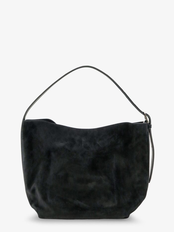 TOTEME Medium Belted Suede Shoulder Bag