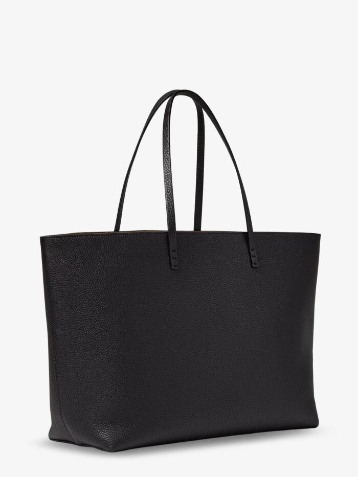 Fendi Medium Leather Roll Shopping Bag