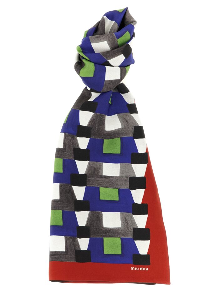 miu miu medium silk scarf Miu Miu Medium Silk Scarf