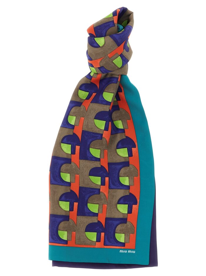 miu miu medium silk scarf Miu Miu Medium Silk Scarf