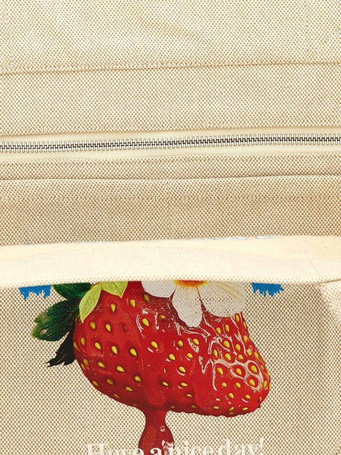 GANNI Medium 'Strawberry' Shopping Bag