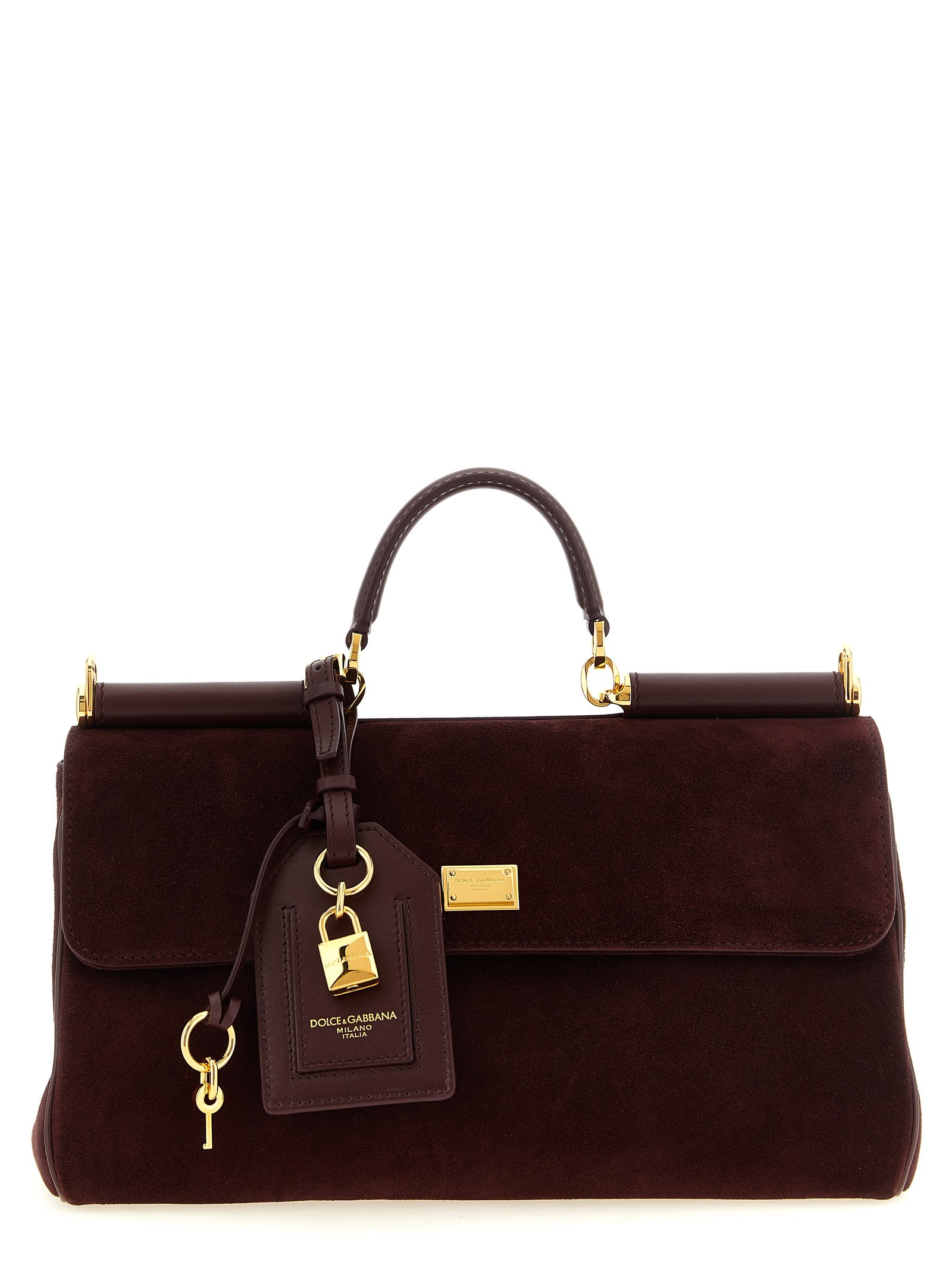 Dolce & Gabbana Medium Suede 'My Sicily' Handbag