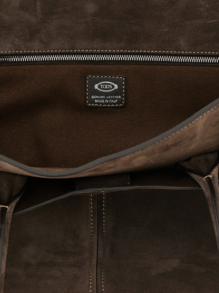 TOD'S Medium Suede Shopping Bag