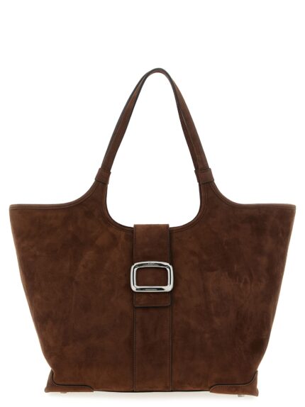 ROGER VIVIER Medium 'Viv' Choc' Shopping Bag