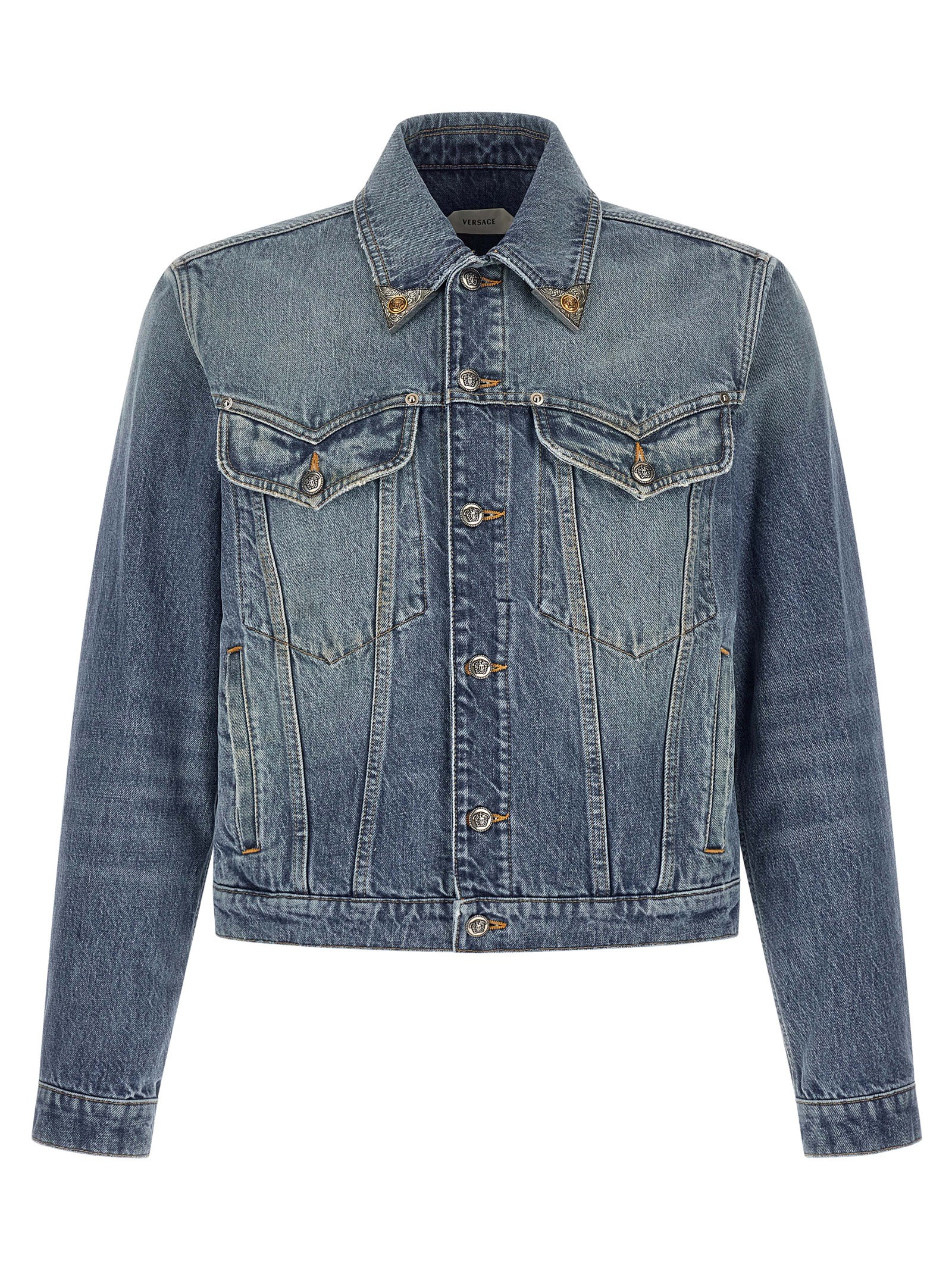 Versace 'Medusa' Denim Jacket