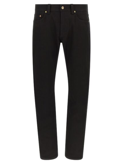 Versace Medusa Embroidery Jeans