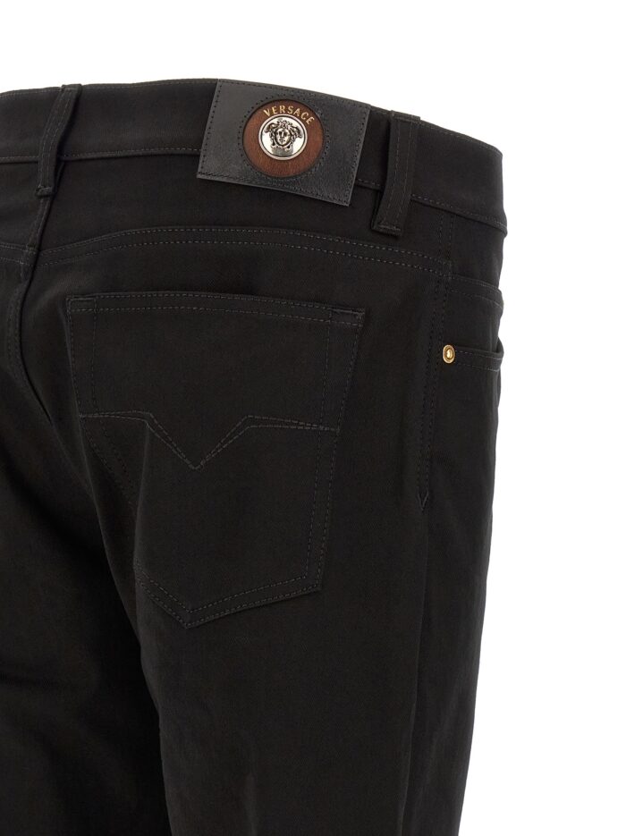 Versace Medusa Embroidery Jeans