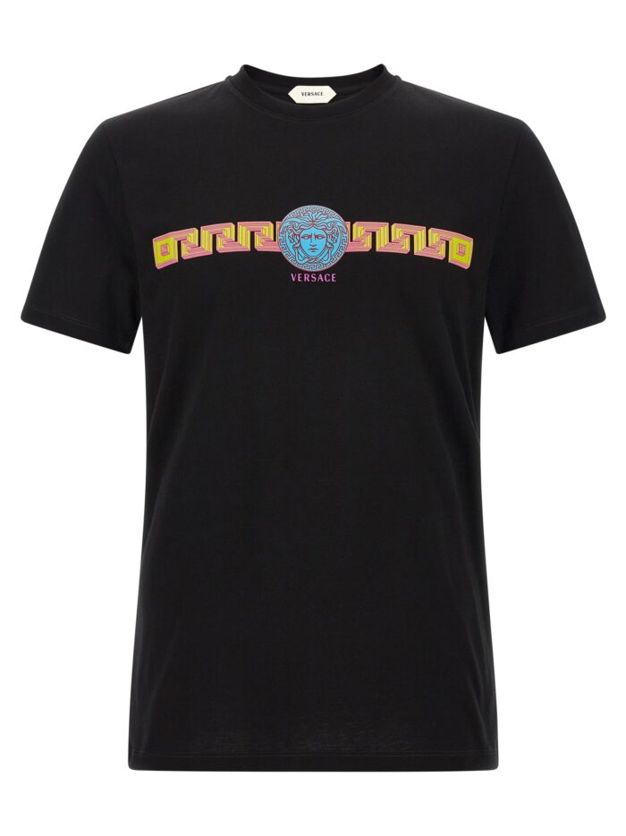versace 'medusa' print cotton t shirt Versace 'Medusa' Print Cotton T-shirt