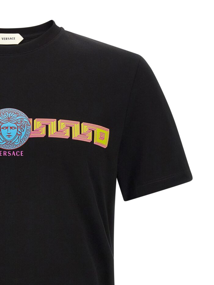 Versace 'Medusa' Print Cotton T-shirt