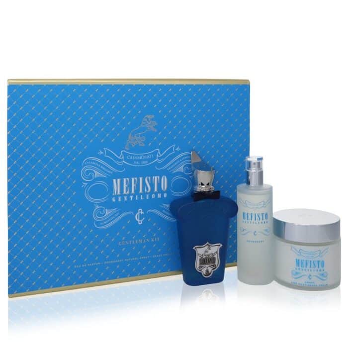 Mefisto Gentiluomo By Xerjoff - Gift Set -- 3.4 Oz Eau De Parfum Spray + 3.4 Oz Deodorant Spray + 6.7 Oz Shave And Post Shave Cream