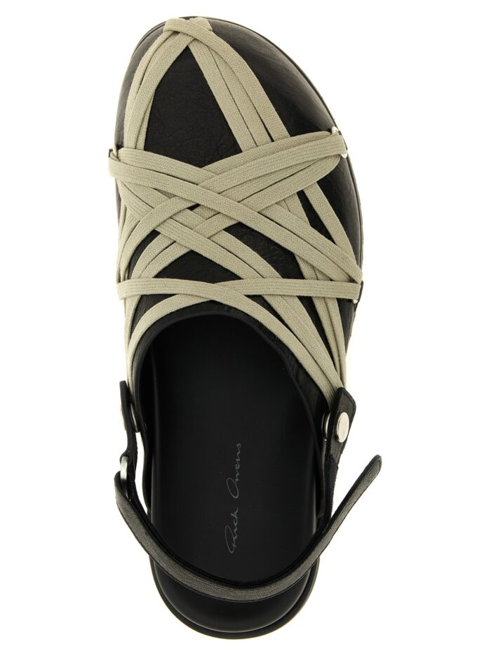 RICK OWENS 'Megalace Mule Granola' Sabots