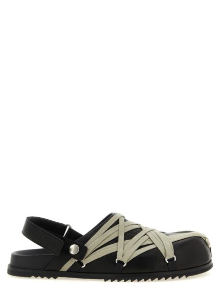 RICK OWENS 'Megalace Mule Granola' Sabots