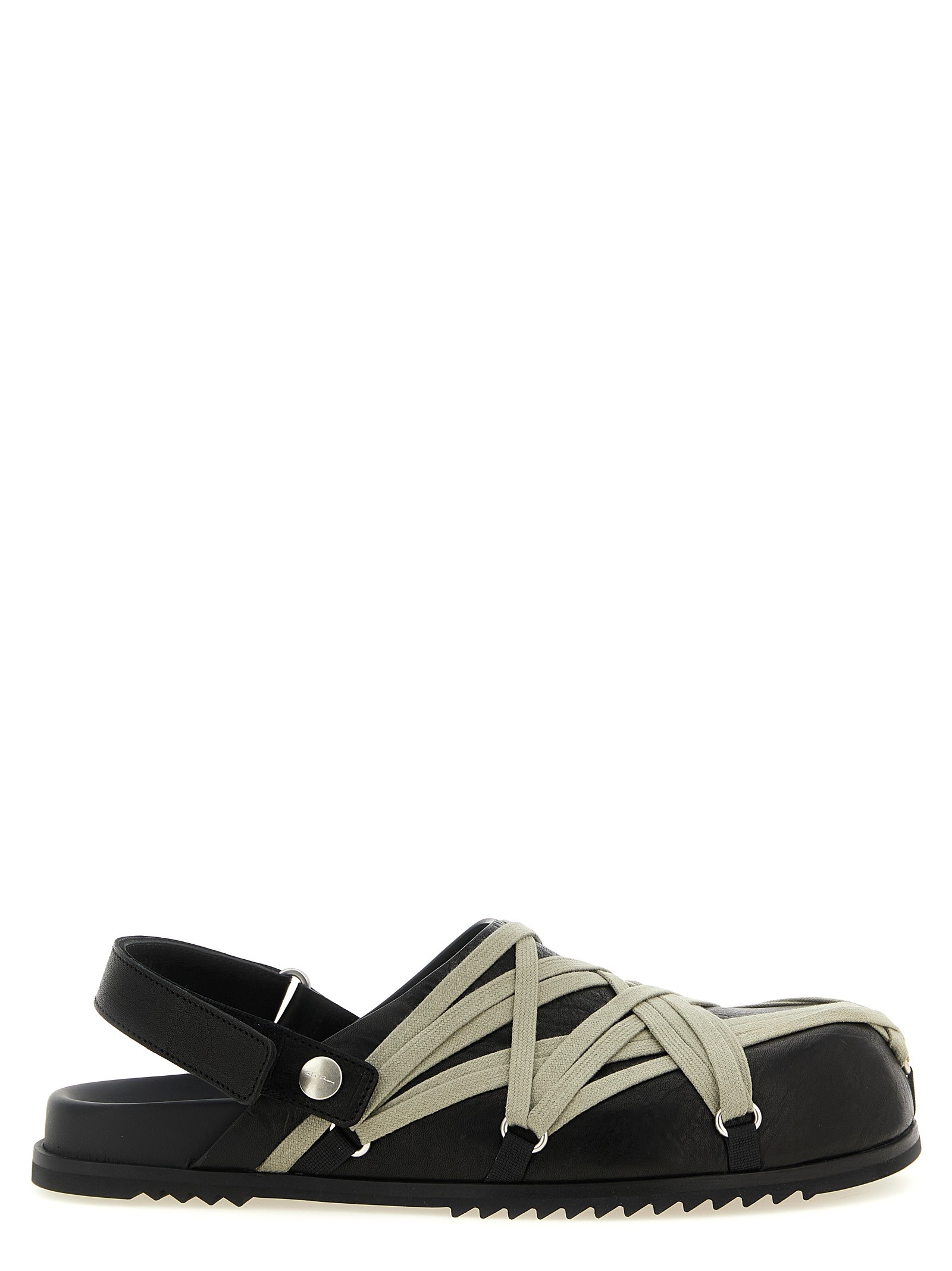 RICK OWENS 'Megalace Mule Granola' Sabots