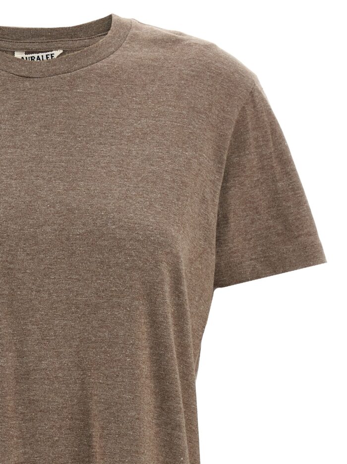 AURALEE Mélange Cotton T-shirt