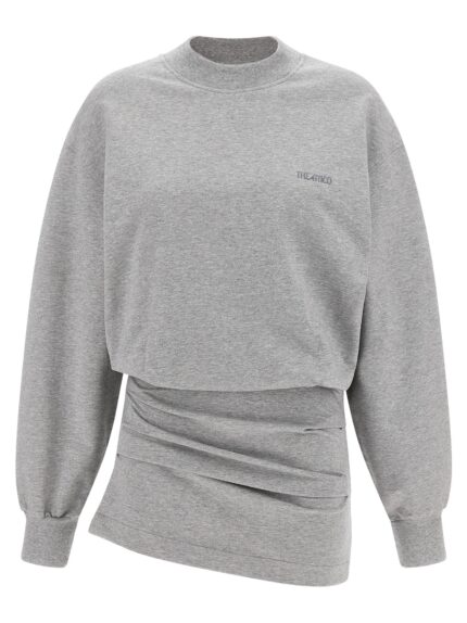 The Attico Mélange Sweatshirt Dress