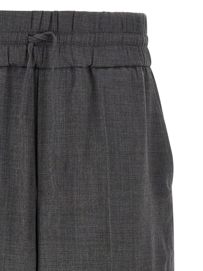 AMI PARIS Virgin Wool Trousers With Elastic