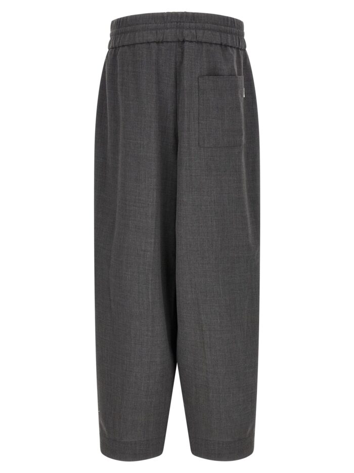 AMI PARIS Virgin Wool Trousers With Elastic