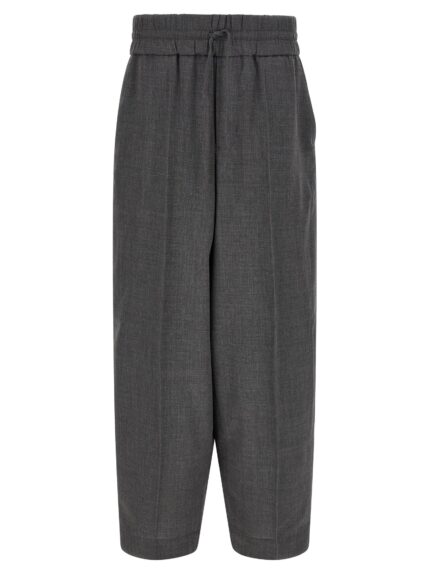 AMI PARIS Virgin Wool Trousers With Elastic