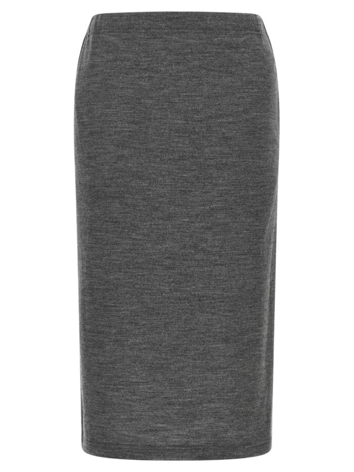 junya watanabe mélange wool skirt JUNYA WATANABE Mélange Wool Skirt