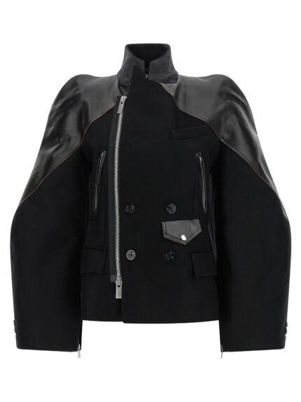 SACAI Melton Wool Jacket