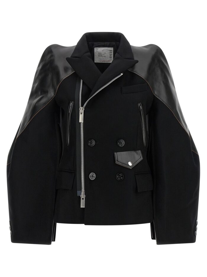 SACAI Melton Wool Jacket