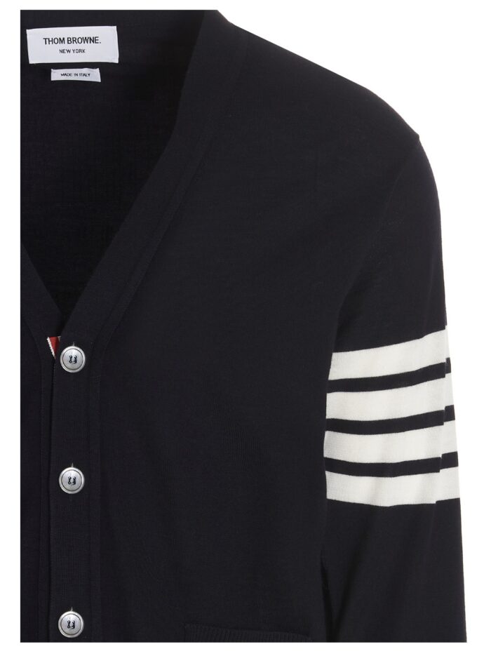 THOM BROWNE Merino Wool Cardigan
