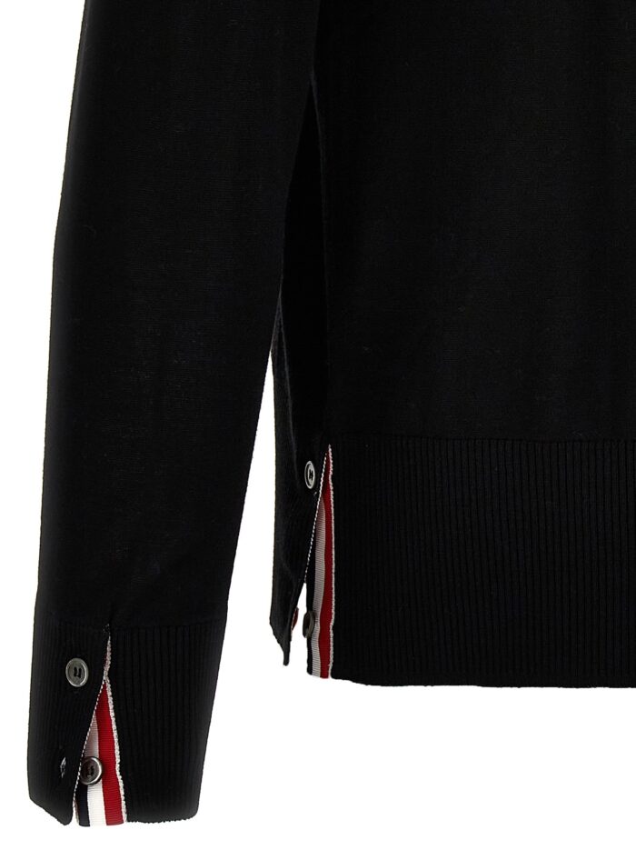 THOM BROWNE Merino Wool Cardigan