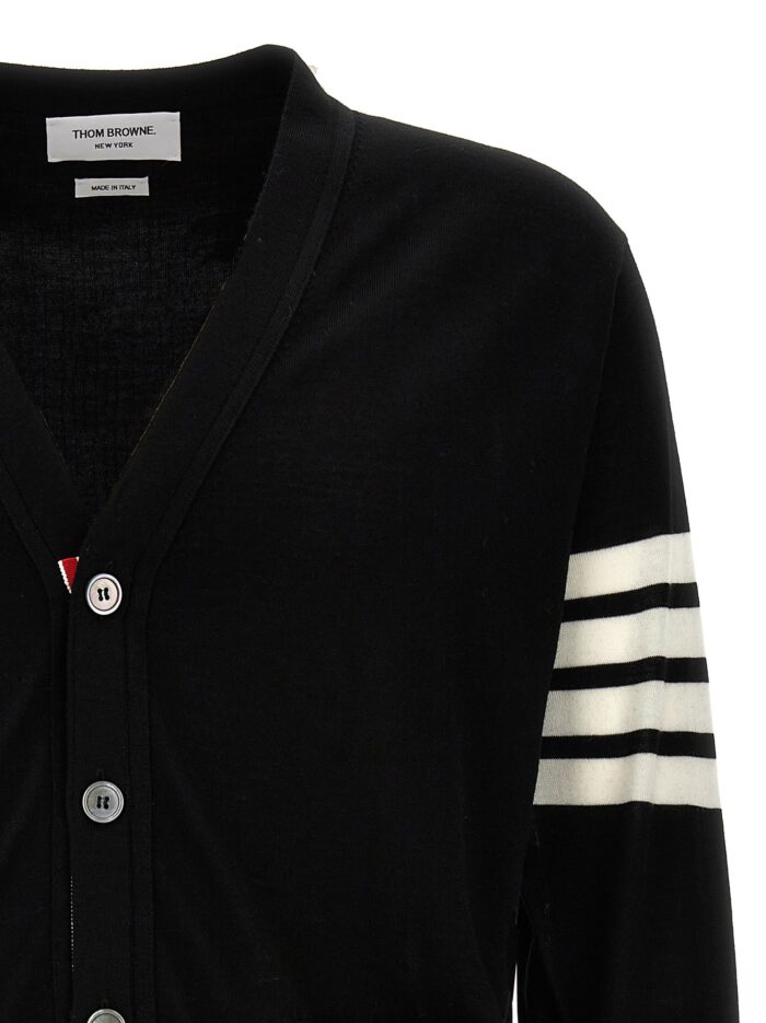 THOM BROWNE Merino Wool Cardigan