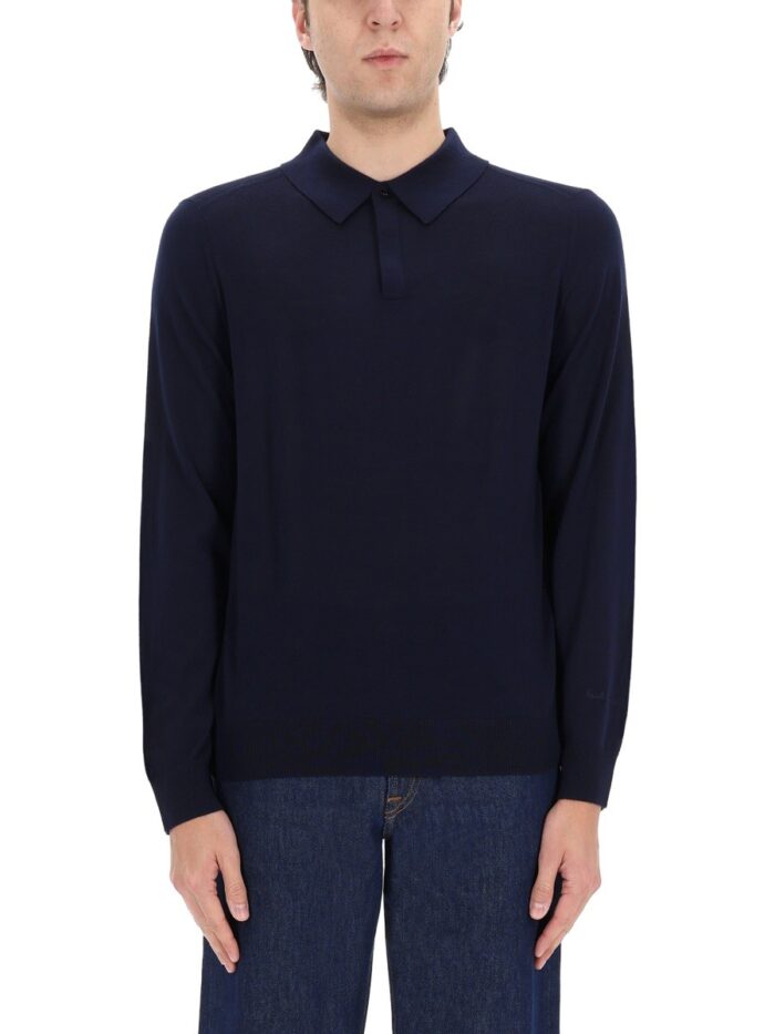 Paul Smith Merino Wool Polo Shirt