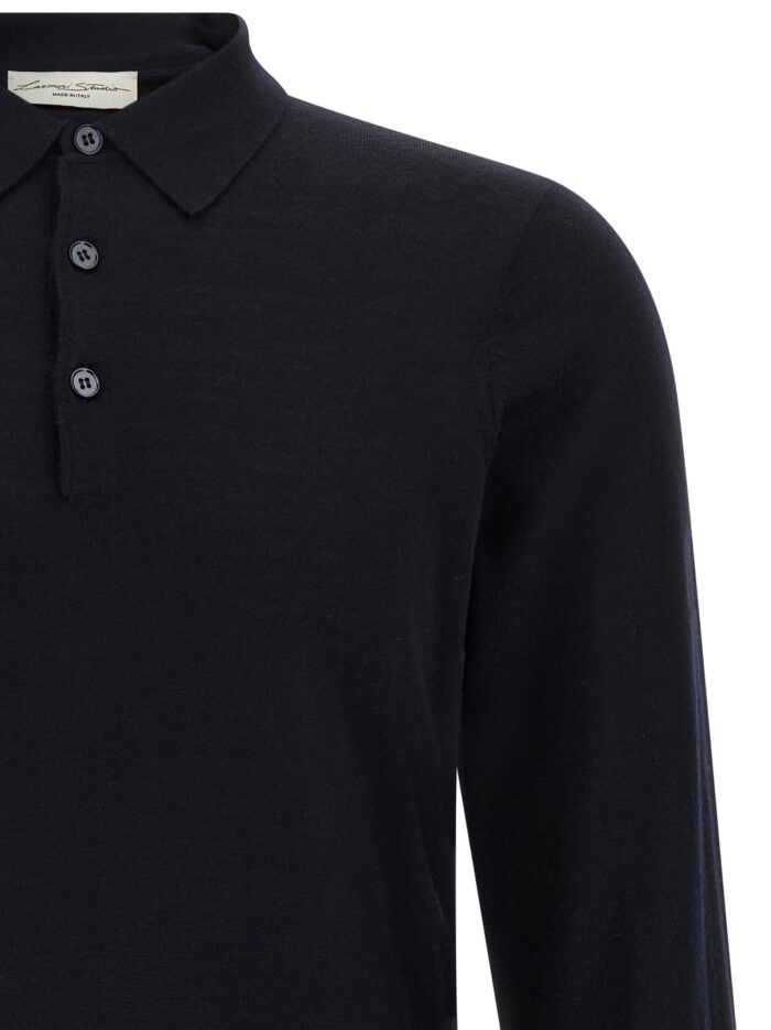 LARMERI STUDIO Merino Wool Polo Shirt