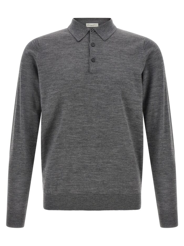 larmeri studio merino wool polo shirt LARMERI STUDIO Merino Wool Polo Shirt