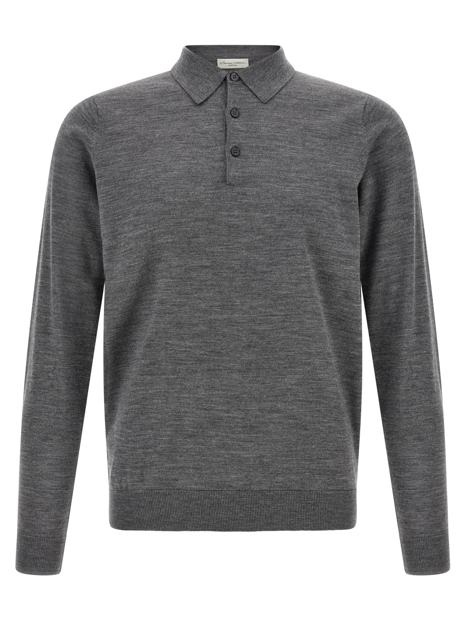 LARMERI STUDIO Merino Wool Polo Shirt