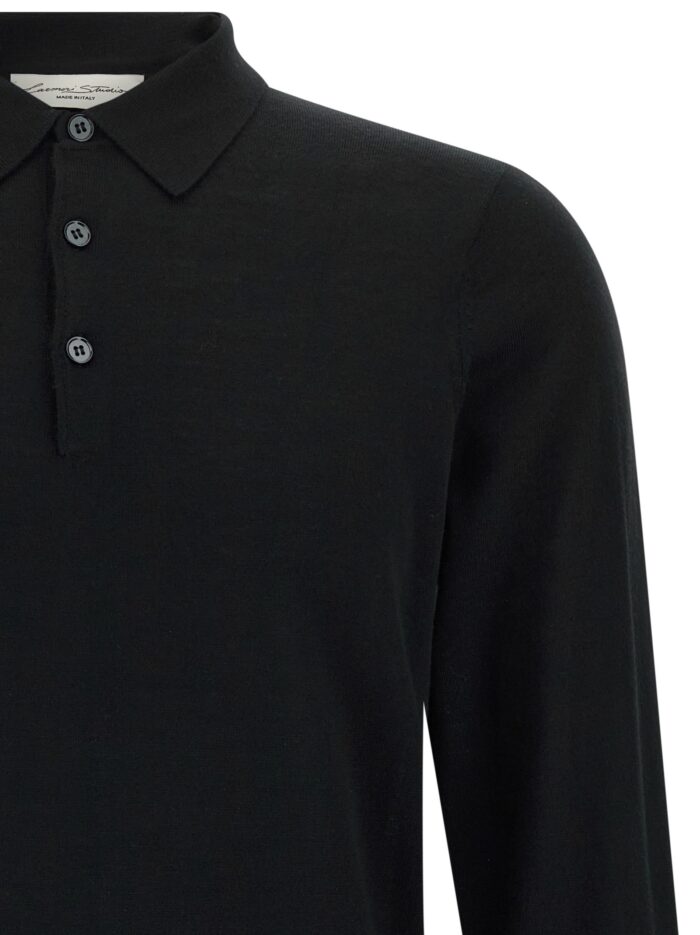 LARMERI STUDIO Merino Wool Polo Shirt