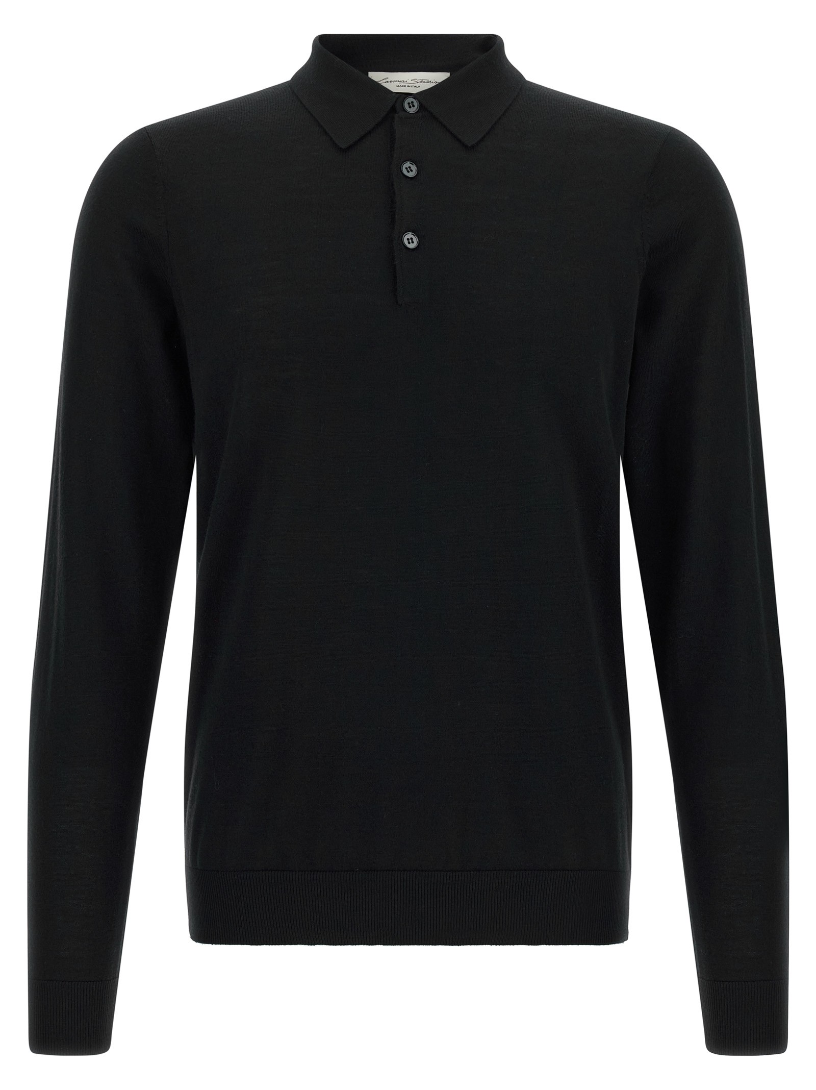 LARMERI STUDIO Merino Wool Polo Shirt