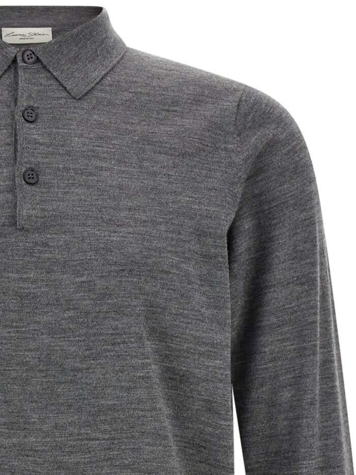 LARMERI STUDIO Merino Wool Polo Shirt