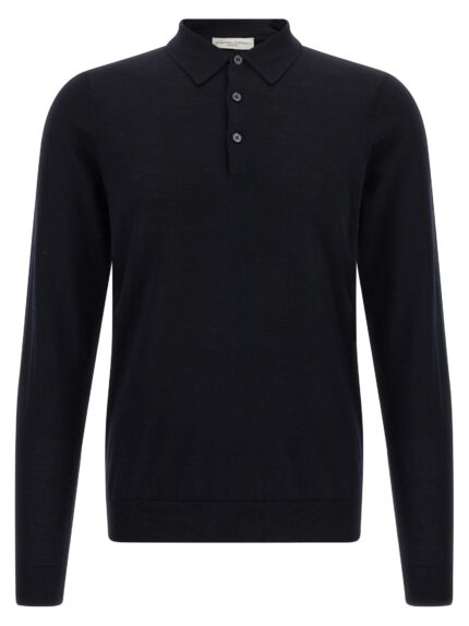 LARMERI STUDIO Merino Wool Polo Shirt