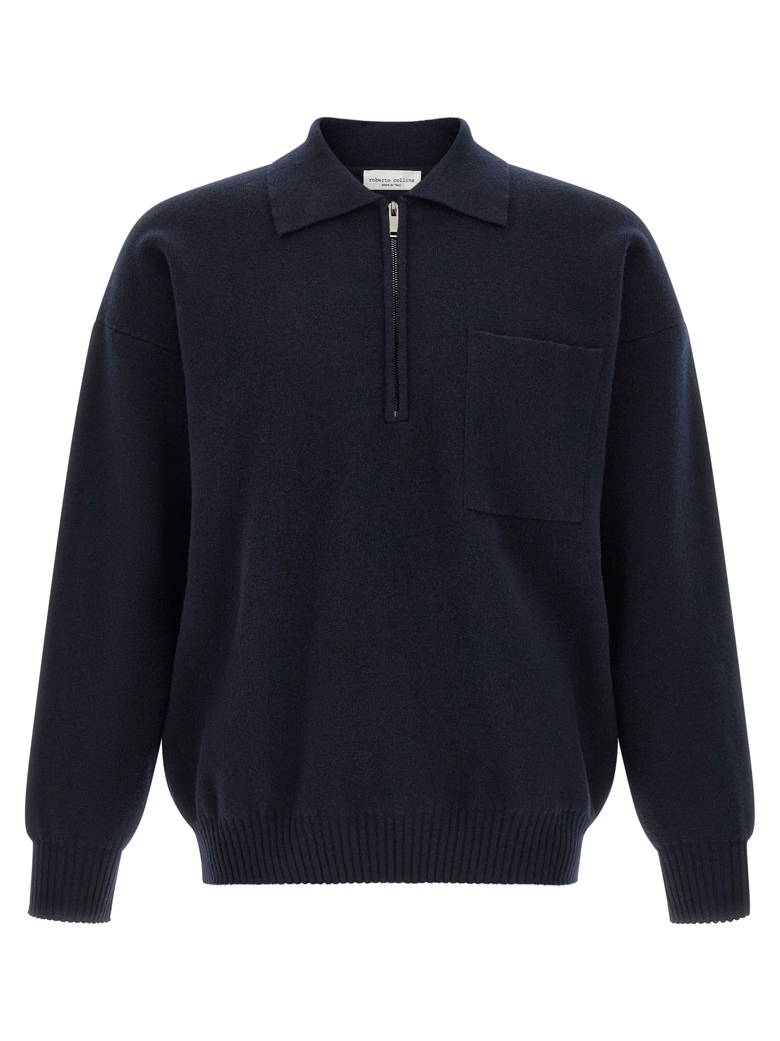 ROBERTO COLLINA Merino Wool Polo Shirt