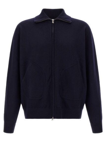 OLIVER LATTUGHI Merino Wool Zip Sweater