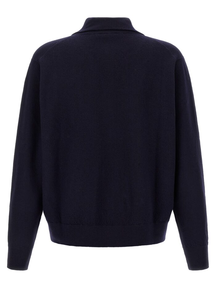 OLIVER LATTUGHI Merino Wool Zip Sweater