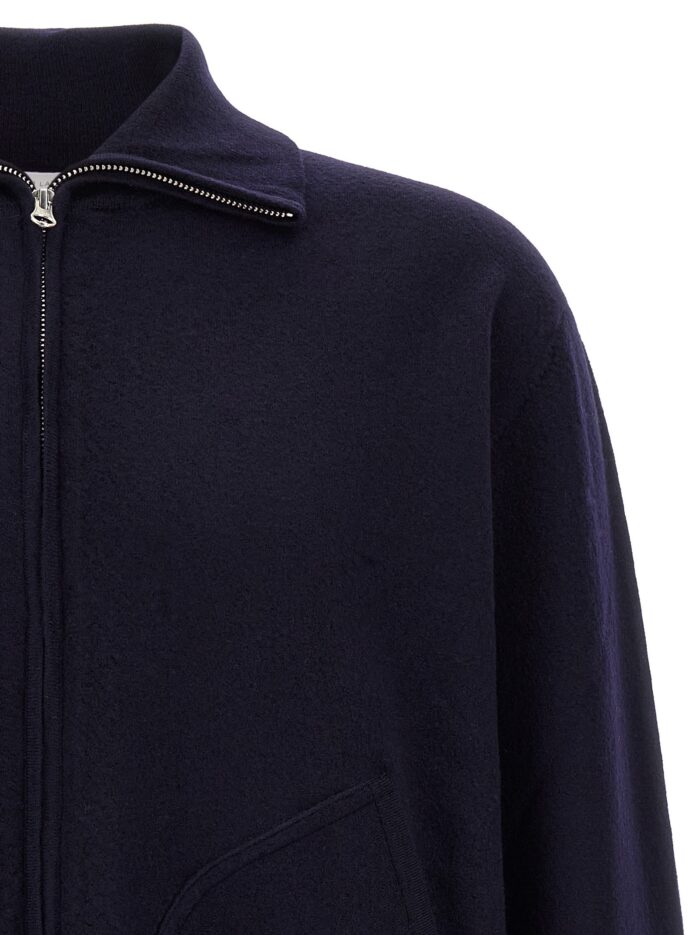 OLIVER LATTUGHI Merino Wool Zip Sweater