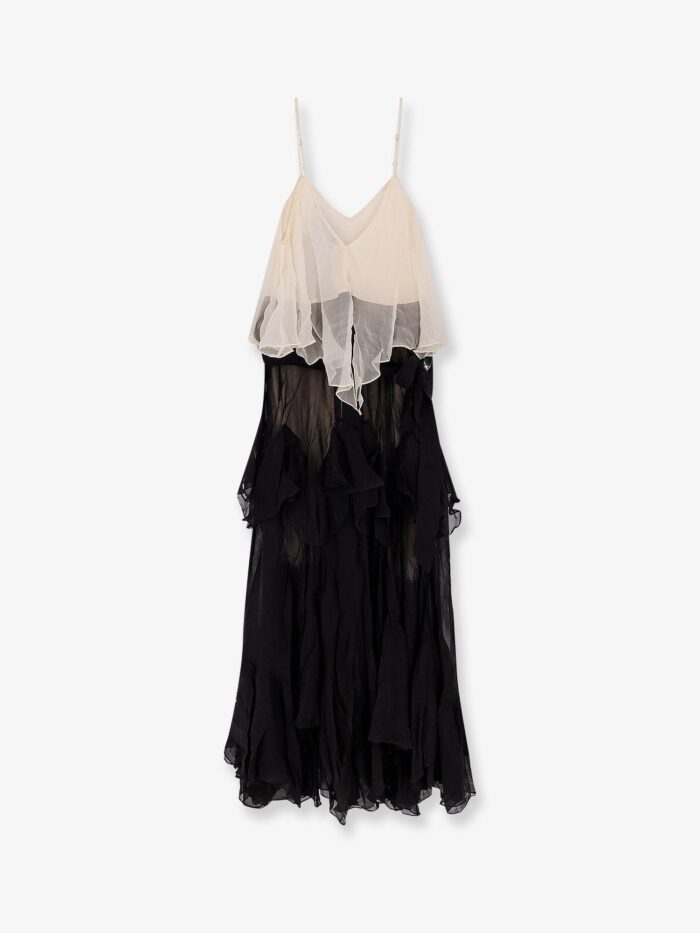 MES DEMOISELLES Belvy Long Viscose Dress