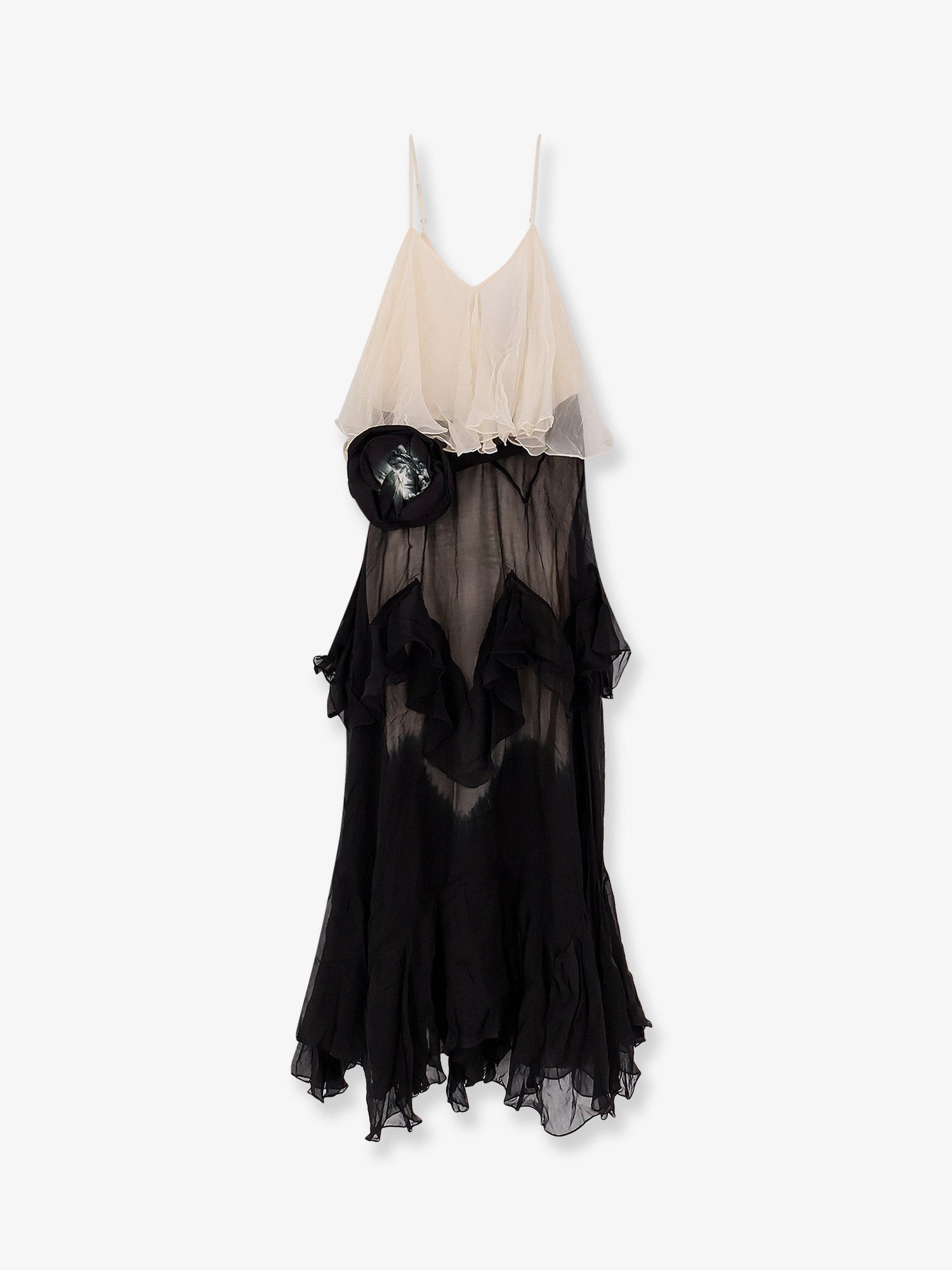 MES DEMOISELLES Belvy Long Viscose Dress