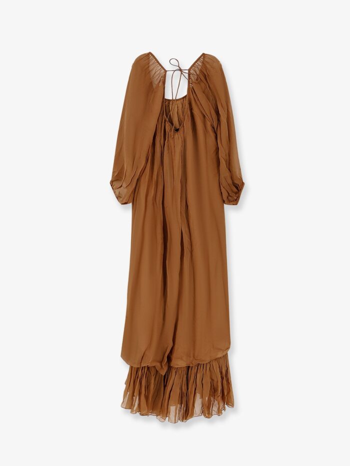 MES DEMOISELLES Crash Long Viscose Dress