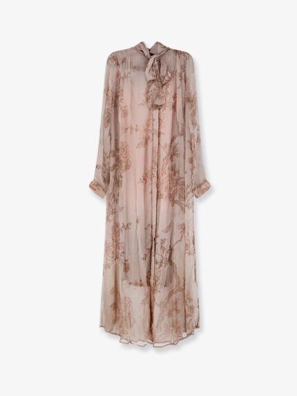MES DEMOISELLES Grace Long Viscose Dress