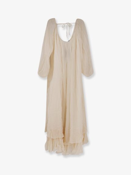 MES DEMOISELLES Viscose Crash Long Dress