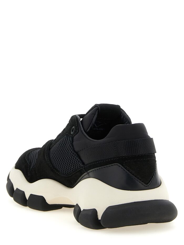 PRADA Mesh And Suede Sneakers