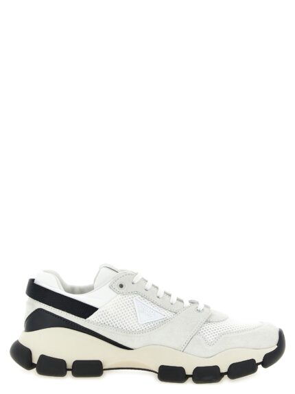 PRADA Mesh And Suede Sneakers