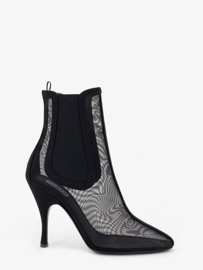 ALAIA Mesh Chelsea Boots