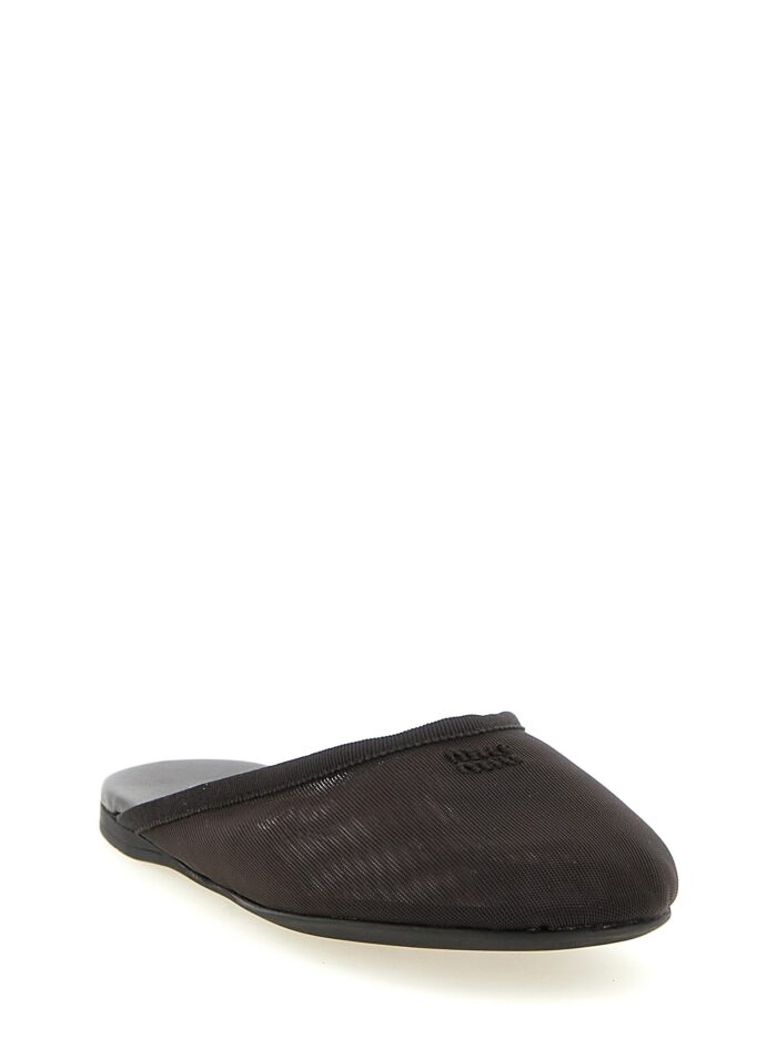 Miu Miu Mesh Fabric Slippers
